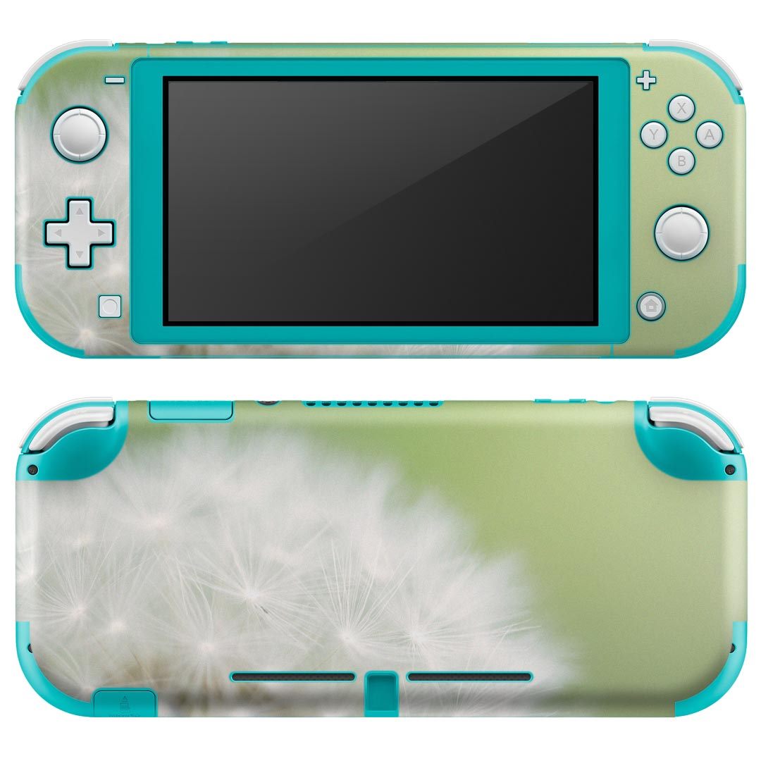 igsticker Nintendo Switch Lite 専用 デザインスキンシール 全面 ニンテンドー スイッチ ライト 専用 ゲーム機 カバー アクセサリー フィルム ステッカー エアフリー 008884 写真 たんぽぽ 花