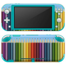 igsticker Nintendo Switch Lite 専用 デザインスキンシール 全面 ニンテンドー スイッチ ライト 専用 ゲーム機 カバー アクセサリー フィルム ステッカー エアフリー 008892 カラフル　イラスト　おもちゃ