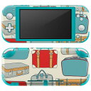 igsticker Nintendo Switch Lite 専用 デザインスキンシール 全面 ニンテンドー スイッチ ライト 専用 ゲーム機 カバー アクセサリー フィルム ステッカー エアフリー 008910 カラフル　イラスト　鞄　カバン