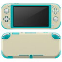 igsticker Nintendo Switch Lite 専用 デザインスキンシール 全面 ニンテンドー スイッチ ライト 専用 ゲーム機 カバー アクセサリー フィルム ステッカー エアフリー 008963 シンプル 無地 白(2)