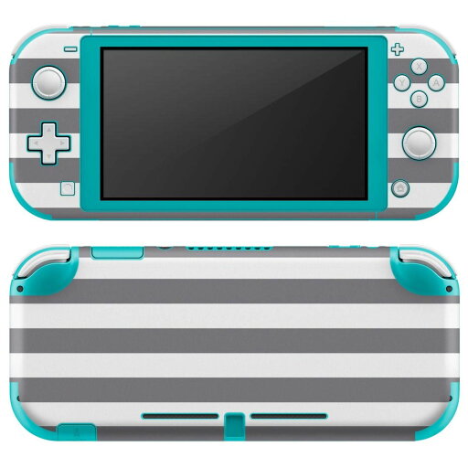 igsticker Nintendo Switch Lite 専用 デザインスキンシール 全面 ニンテンドー スイッチ ライト 専用 ゲーム機 カバー アクセサリー フィルム ステッカー エアフリー 009055 シンプル ボーダー グレー igsticker Nintendo Switch Lite 専用 デザインスキンシール 全面 ニンテンドー スイッチ ライト 専用 ゲーム機 カバー アクセサリー フィルム ステッカー エアフリー 009055 シンプル ボーダー グレー