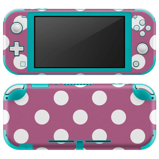 igsticker Nintendo Switch Lite 専用 デザインスキンシール 全面 ニンテンドー スイッチ ライト 専用 ゲーム機 カバー アクセサリー フィルム ステッカー エアフリー 009069 シンプル 水玉 ドット 紫 igsticker Nintendo Switch Lite 専用 デザインスキンシール 全面 ニンテンドー スイッチ ライト 専用 ゲーム機 カバー アクセサリー フィルム ステッカー エアフリー 009069 シンプル 水玉 ドット 紫