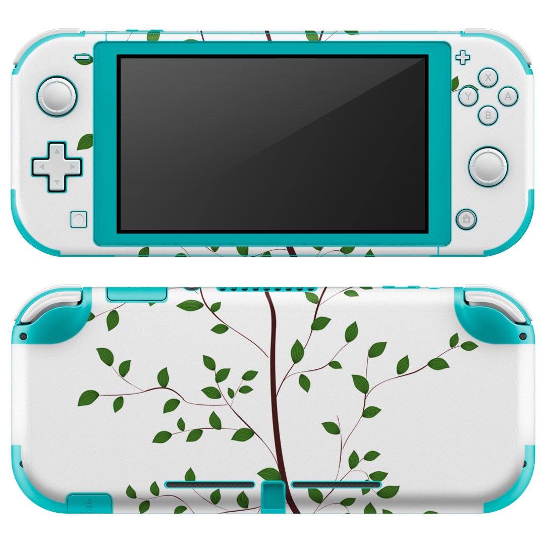 igsticker Nintendo Switch Lite 専用 デザインスキンシール 全面 ニンテンドー スイッチ ライト 専用 ゲーム機 カバー アクセサリー フィルム ステッカー エアフリー 009132 花 植物 シンプル