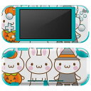 igsticker Nintendo Switch Lite 専用 デザインスキンシール 全面 ニンテンドー スイッチ ライト 専用 ゲーム機 カバー アクセサリー フィルム ステッカー エアフリー 009140 動物 ハロウィン うさぎ