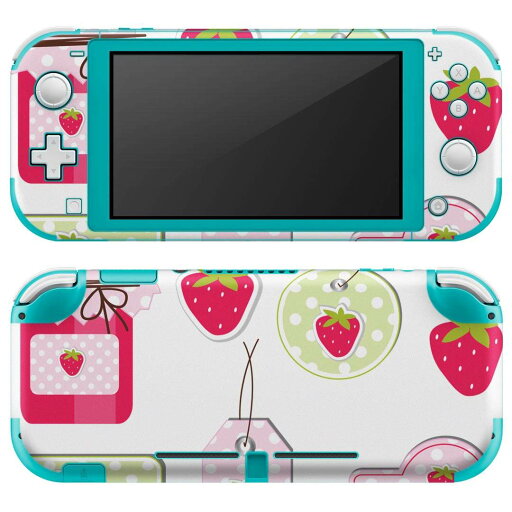 igsticker Nintendo Switch Lite 専用 デザインスキンシール 全面 ニンテンドー スイッチ ライト 専用 ゲーム機 カバー アクセサリー フィルム ステッカー エアフリー 009141 ピンク 苺 水玉 ドット igsticker Nintendo Switch Lite 専用 デザインスキンシール 全面 ニンテンドー スイッチ ライト 専用 ゲーム機 カバー アクセサリー フィルム ステッカー エアフリー 009141 ピンク 苺 水玉 ドット