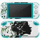 igsticker Nintendo Switch Lite 専用 デザインスキンシール 全面 ニンテンドー スイッチ ライト 専用 ゲーム機 カバー アクセサリー フィルム ステッカー エアフリー 009194 花 イラスト(2)