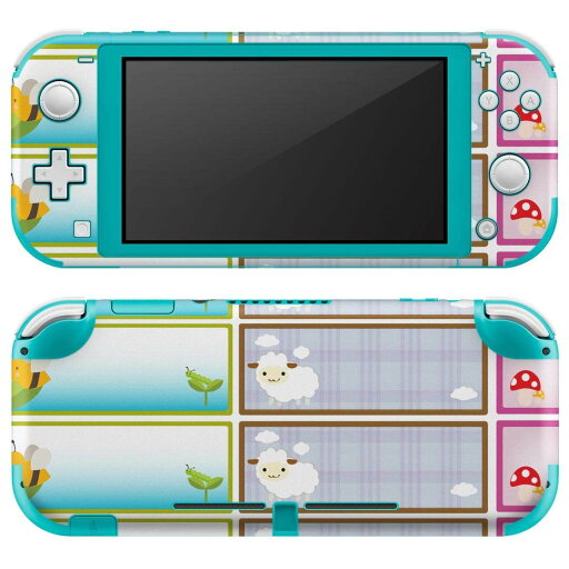 igsticker Nintendo Switch Lite 専用 デザインスキンシール 全面 ニンテンドー スイッチ ライト 専用 ゲーム機 カバー アクセサリー フィルム ステッカー エアフリー 009208 動物 ひつじ チェック igsticker Nintendo Switch Lite 専用 デザインスキンシール 全面 ニンテンドー スイッチ ライト 専用 ゲーム機 カバー アクセサリー フィルム ステッカー エアフリー 009208 動物 ひつじ チェック
