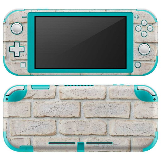 igsticker Nintendo Switch Lite 専用 デザインスキンシール 全面 ニンテンドー スイッチ ライト 専用 ゲーム機 カバー アクセサリー フィルム ステッカー エアフリー 009226 シンプル レンガ
