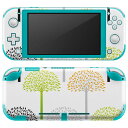 igsticker Nintendo Switch Lite 専用 デザインスキンシール 全面 ニンテンドー スイッチ ライト 専用 ゲーム機 カバー アクセサリー フィルム ステッカー エアフリー 009282 植物 カラフル シンプル(2)