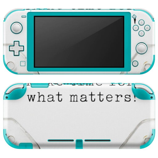 igsticker Nintendo Switch Lite 専用 デザインスキンシール 全面 ニンテンドー スイッチ ライト 専用 ゲーム機 カバー アクセサリー フィルム ステッカー エアフリー 009329 英語 文字 白 黒 igsticker Nintendo Switch Lite 専用 デザインスキンシール 全面 ニンテンドー スイッチ ライト 専用 ゲーム機 カバー アクセサリー フィルム ステッカー エアフリー 009329 英語 文字 白 黒