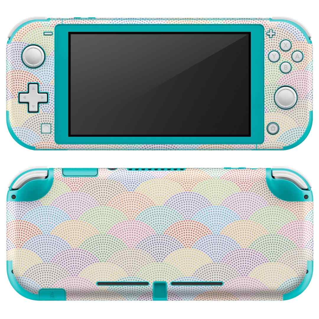 igsticker Nintendo Switch Lite 専用 デザインスキンシール 全面 ニンテンドー スイッチ ライト 専用 ゲーム機 カバー アクセサリー フィルム ステッカー エアフリー 009341 和風　和柄　カラフル