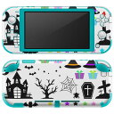 igsticker Nintendo Switch Lite 専用 デザインスキンシール 全面 ニンテンドー スイッチ ライト 専用 ゲーム機 カバー アクセサリー フィルム ステッカー エアフリー 009419 ハロウィン キャラクター おばけ