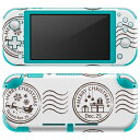 igsticker Nintendo Switch Lite 専用 デザインスキンシール 全面 ニンテンドー スイッチ ライト 専用 ゲーム機 カバー アクセサリー フィルム ステッカー エアフリー 009432 クリスマス サンタ 雪 結晶