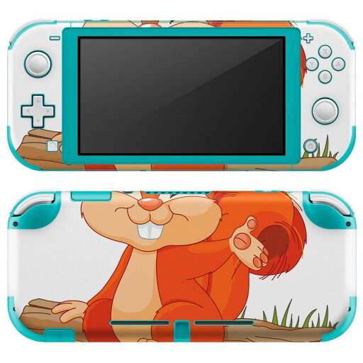 igsticker Nintendo Switch Lite 専用 デザインスキンシール 全面 ニンテンドー スイッチ ライト 専用 ゲーム機 カバー アクセサリー フィルム ステッカー エアフリー 009439 キャラクター リス 動物 igsticker Nintendo Switch Lite 専用 デザインスキンシール 全面 ニンテンドー スイッチ ライト 専用 ゲーム機 カバー アクセサリー フィルム ステッカー エアフリー 009439 キャラクター リス 動物