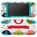 igsticker Nintendo Switch Lite 専用 デザインスキンシール 全面 ニンテンドー スイッチ ライト 専用 ゲーム機 カバー アクセサリー フィルム ステッカー エアフリー 009448 サンタ クリスマス 星