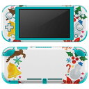 igsticker Nintendo Switch Lite 専用 デザインスキンシール 全面 ニンテンドー スイッチ ライト 専用 ゲーム機 カバー アクセサリー フィルム ステッカー エアフリー 009453 クリスマス カラフル リボン