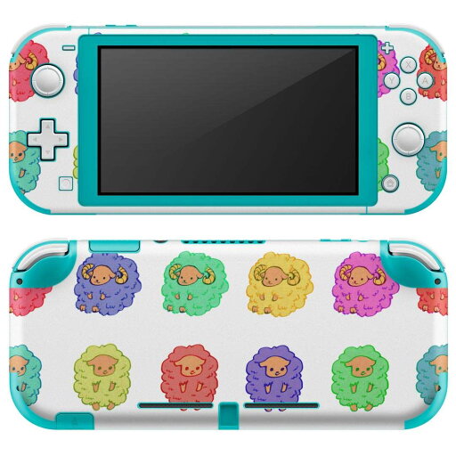 igsticker Nintendo Switch Lite 専用 デザインスキンシール 全面 ニンテンドー スイッチ ライト 専用 ゲーム機 カバー アクセサリー フィルム ステッカー エアフリー 009461 動物 カラフル ひつじ igsticker Nintendo Switch Lite 専用 デザインスキンシール 全面 ニンテンドー スイッチ ライト 専用 ゲーム機 カバー アクセサリー フィルム ステッカー エアフリー 009461 動物 カラフル ひつじ