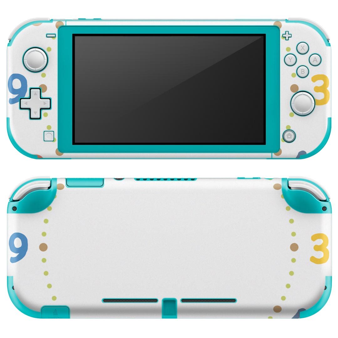 igsticker Nintendo Switch Lite 専用 デザインスキンシール 全面 ニンテンドー スイッチ ライト 専用 ゲーム機 カバー アクセサリー フィルム ステッカー エアフリー 009482 時計　インテリア　カラフル