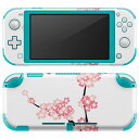 igsticker Nintendo Switch Lite 専用 デザインスキンシール 全面 ニンテンドー スイッチ ライト 専用 ゲーム機 カバー アクセサリー フィルム ステッカー エアフリー 009524 桜 ピンク