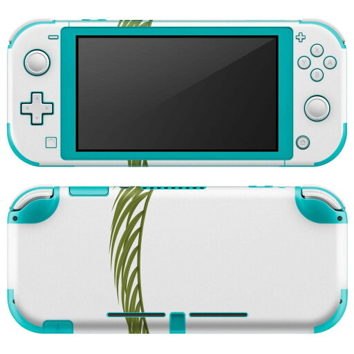 igsticker Nintendo Switch Lite 専用 デザインスキンシール 全面 ニンテンドー スイッチ ライト 専用 ゲーム機 カバー アクセサリー フィルム ステッカー エアフリー 009525 植物 シンプル ピンク