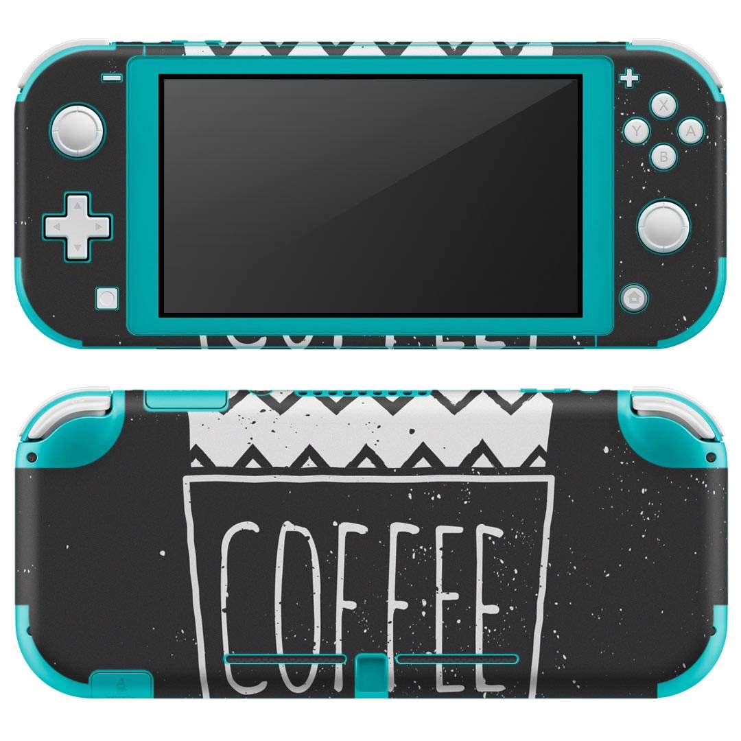 igsticker Nintendo Switch Lite 専用 デザインスキンシール 全面 ニンテンドー スイッチ ライト 専用 ゲーム機 カバー アクセサリー フィルム ステッカー エアフリー 009595 コーヒー カフェ おしゃれ