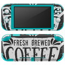 igsticker Nintendo Switch Lite 専用 デザインスキンシール 全面 ニンテンドー スイッチ ライト 専用 ゲーム機 カバー アクセサリー フィルム ステッカー エアフリー 009596 コーヒー カフェ おしゃれ(2)