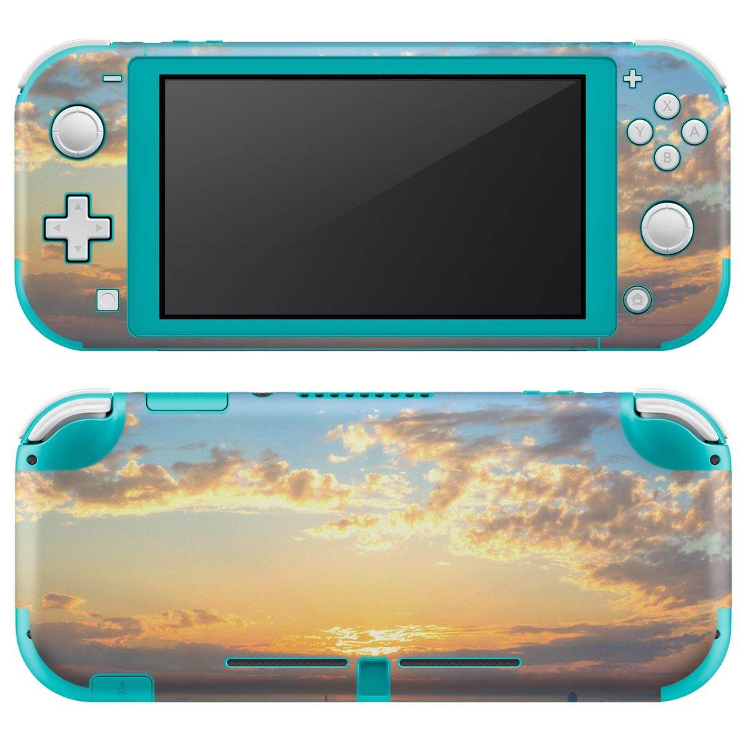 igsticker Nintendo Switch Lite 専用 デザインスキンシール 全面 ニンテンドー スイッチ ライト 専用 ゲーム機 カバー アクセサリー フィルム ステッカー エアフリー 009609 風景　空　写真