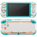 igsticker Nintendo Switch Lite 専用 デザインスキンシール 全面 ニンテンドー スイッチ ライト 専用 ゲーム機 カバー アクセサリー フィルム ステッカー エアフリー 009618 ハート カラフル