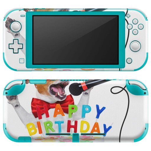 igsticker Nintendo Switch Lite 専用 デザインスキンシール 全面 ニンテンドー スイッチ ライト 専用 ゲーム機 カバー アクセサリー フィルム ステッカー エアフリー 009638 バースデー パーティー 犬 igsticker Nintendo Switch Lite 専用 デザインスキンシール 全面 ニンテンドー スイッチ ライト 専用 ゲーム機 カバー アクセサリー フィルム ステッカー エアフリー 009638 バースデー パーティー 犬