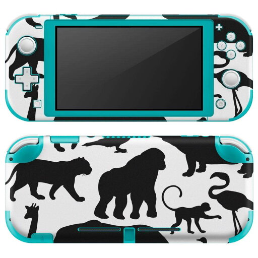 igsticker Nintendo Switch Lite 専用 デザインスキンシール 全面 ニンテンドー スイッチ ライト 専用 ゲーム機 カバー アクセサリー フィルム ステッカー エアフリー 009652 動物 サファリ モノクロ igsticker Nintendo Switch Lite 専用 デザインスキンシール 全面 ニンテンドー スイッチ ライト 専用 ゲーム機 カバー アクセサリー フィルム ステッカー エアフリー 009652 動物 サファリ モノクロ