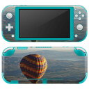 igsticker Nintendo Switch Lite 専用 デザインスキンシール 全面 ニンテンドー スイッチ ライト 専用 ゲーム機 カバー アクセサリー フィルム ステッカー エアフリー 009683 気球 風景 写真(2)