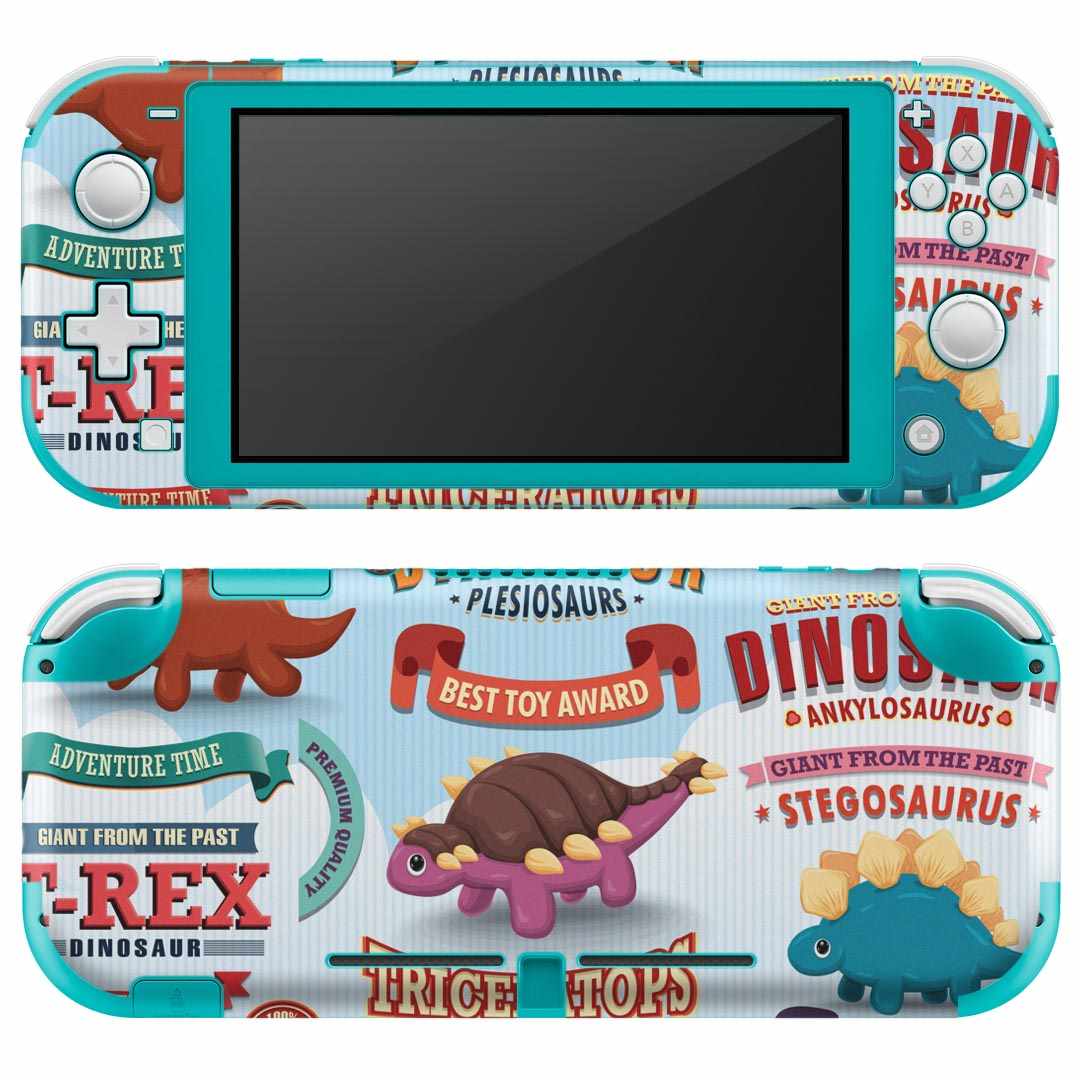 製品名 Nintendo Switch Lite専用 デザインスキンシール セット内容 Nintendo Switch Lite本体用スキンシール（裏表）各1枚 ※液晶側シールは2パーツに分かれていますニンテンドースイッチライト専用です。据え置き機のSwitch本体やJoyコンには対応していません。 商品特徴 3M社製の再剥離性シートを素材に採用し、細かな位置調整がしやすく貼り直しが容易です。また、エアフリーでもありますので気泡が簡単に逃げるので、キレイに貼ることができます。専用の業務プリンターを使い、商品画像と遜色のない美しい印刷仕上がり。 注意事項 画像はサンプルですので、ご覧の環境によっては多少色味に違いを感じる場合がございます。 イメージと違った、モニターと色味が異なるという理由での交換や返金はご対応出来かねます。スキンシールのみの販売で、ニンテンドースイッチ本体などは付属しません。シワができた場合、ドライヤーなどで軽く温め、外側に向けてシワを伸ばすように貼ってください。初回貼付時の位置調整や貼り直しは可能ですが、しっかりと押し付けて接着させた後の再剥離、再利用は保証しておりません。また接着部に油分や汚れが付着しますと角の部分は剥がれやすくなりますので、貼付時はあまり触れないようにご注意ください。無地のセミグロスシートにデザインをプリントした商品で、デコなどの加工はございません。 凹凸や光沢があるように見えたり布地や金属を素材にしたように見える商品もありますが、デザインの図版によるものです。印刷時に微妙な画像のズレが生じる場合がございます。ご注文後に1点1点制作する受注生産品の為、不良品以外のご返品や交換は固くお断りします。 商品発送 完全受注生産のハンドメイド商品となりますので、既製品と比べて発送までお時間を頂いています。 基本的に決済確認後2?3営業日、最大で10営業日での発送となります。繁忙期や休業日明けの場合はさらに時間がかかる場合があります。 その際には別途メールにてご連絡致します。メール便の場合、発送日から到着までに2?4日ほどかかる場合が多く、紛失などの保障もご対応できかねます。あらかじめご了承下さい。