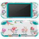 igsticker Nintendo Switch Lite 専用 デザインスキンシール 全面 ニンテンドー スイッチ ライト 専用 ゲーム機 カバー アクセサリー フィルム ステッカー エアフリー 009707 水彩 イラスト
