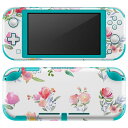 igsticker Nintendo Switch Lite 専用 デザインスキンシール 全面 ニンテンドー スイッチ ライト 専用 ゲーム機 カバー アクセサリー フィルム ステッカー エアフリー 009707 　水彩　イラスト