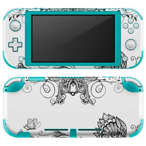 igsticker Nintendo Switch Lite 専用 デザインスキンシール 全面 ニンテンドー スイッチ ライト 専用 ゲーム機 カバー アクセサリー フィルム ステッカー エアフリー 009822 蝶 白 黒 igsticker Nintendo Switch Lite 専用 デザインスキンシール 全面 ニンテンドー スイッチ ライト 専用 ゲーム機 カバー アクセサリー フィルム ステッカー エアフリー 009822 蝶 白 黒