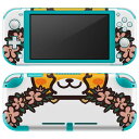 igsticker Nintendo Switch Lite 専用 デザインスキンシール 全面 ニンテンドー スイッチ ライト 専用 ゲーム機 カバー アクセサリー フィルム ステッカー エアフリー 009876 動物　　リス