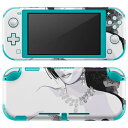 igsticker Nintendo Switch Lite 専用 デザインスキンシール 全面 ニンテンドー スイッチ ライト 専用 ゲーム機 カバー アクセサリー フィルム ステッカー エアフリー 009915 人物 水彩 おしゃれ