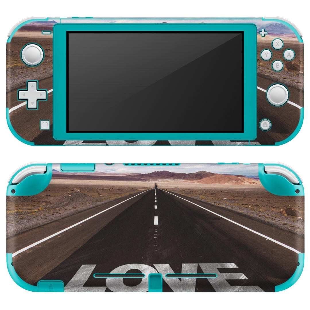 igsticker Nintendo Switch Lite 専用 デザインスキンシール 全面 ニンテンドー スイッチ ライト 専用 ゲーム機 カバー アクセサリー フィルム ステッカー エアフリー 009919 風景　写真　英語