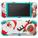igsticker Nintendo Switch Lite 専用 デザインスキンシール 全面 ニンテンドー スイッチ ライト 専用 ゲーム機 カバー アクセサリー フィルム ステッカー エアフリー 009949 クリスマス サンタ キャラクター