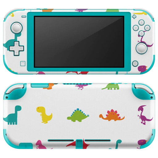 igsticker Nintendo Switch Lite 専用 デザインスキンシール 全面 ニンテンドー スイッチ ライト 専用 ゲーム機 カバー アクセサリー フィルム ステッカー エアフリー 009985 恐竜 こども カラフル igsticker Nintendo Switch Lite 専用 デザインスキンシール 全面 ニンテンドー スイッチ ライト 専用 ゲーム機 カバー アクセサリー フィルム ステッカー エアフリー 009985 恐竜 こども カラフル