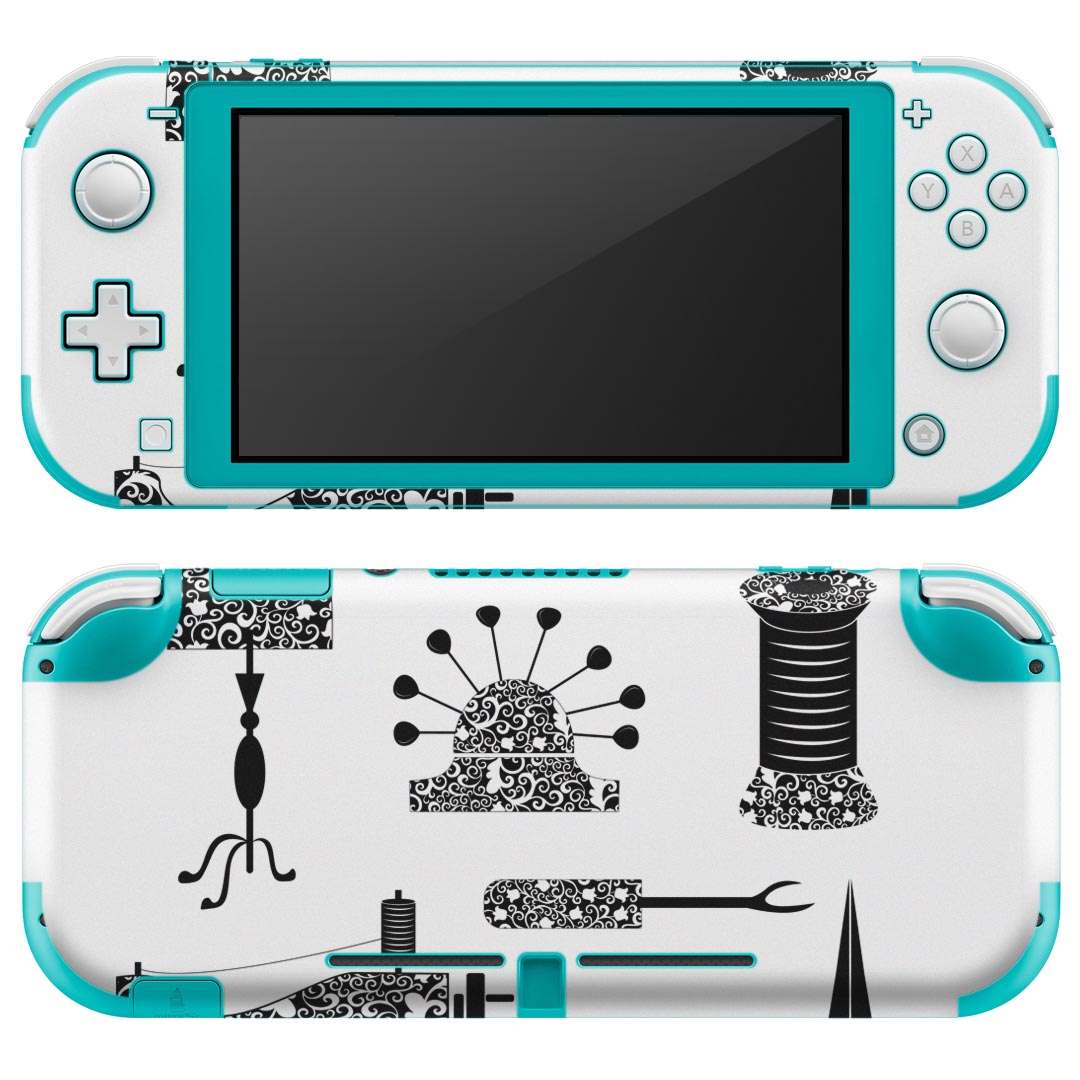 igsticker Nintendo Switch Lite 専用 デザインスキンシール 全面 ニンテンドー スイッチ ライト 専用 ゲーム機 カバー アクセサリー フィルム ステッカー エアフリー 010005 おしゃれ アンティーク レトロ