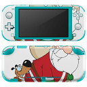 igsticker Nintendo Switch Lite 専用 デザインスキンシール 全面 ニンテンドー スイッチ ライト 専用 ゲーム機 カバー アクセサリー フィルム ステッカー エアフリー 010068 クリスマス サンタ キャラクター