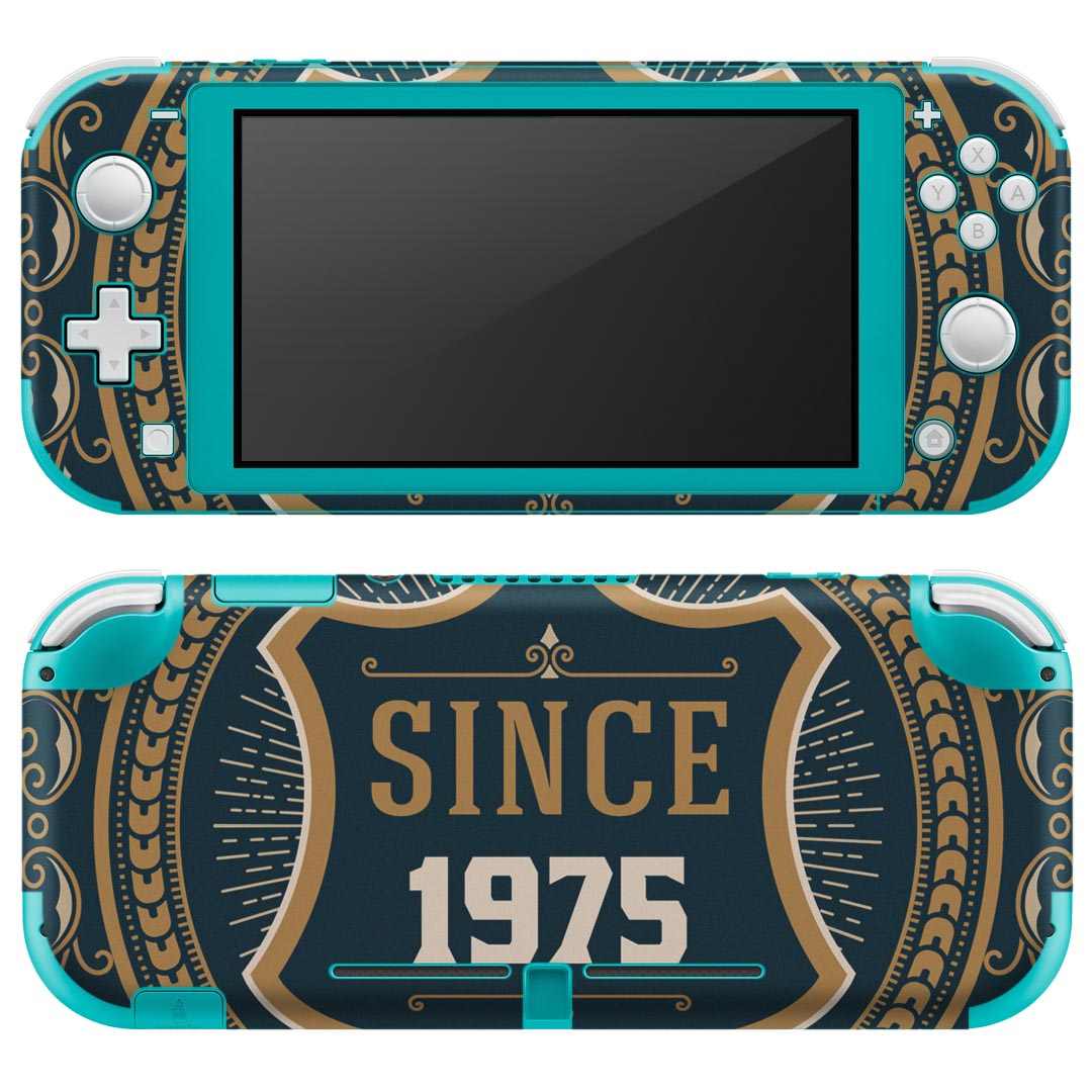 igsticker Nintendo Switch Lite 専用 デザインスキンシール 全面 ニンテンドー スイッチ ライト 専用 ゲーム機 カバー アクセサリー フィルム ステッカー エアフリー 010124 外国　英語　レトロ