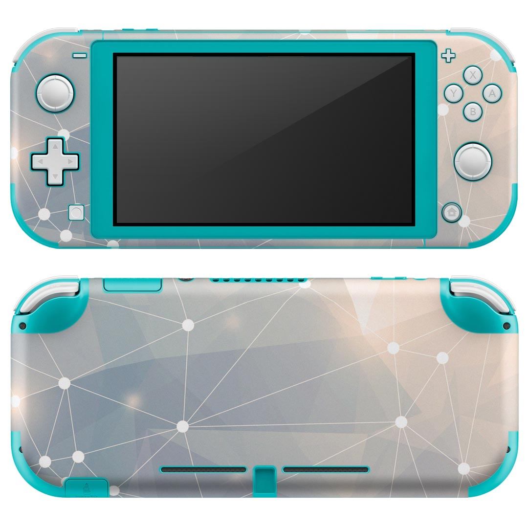 igsticker Nintendo Switch Lite 専用 デザインスキンシール 全面 ニンテンドー スイッチ ライト 専用 ゲーム機 カバー アクセサリー フィルム ステッカー エアフリー 010146 キラキラ　模様