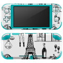 igsticker Nintendo Switch Lite 専用 デザインスキンシール 全面 ニンテンドー スイッチ ライト 専用 ゲーム機 カバー アクセサリー フィルム ステッカー エアフリー 010200 外国　風景　イラスト