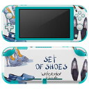 igsticker Nintendo Switch Lite 専用 デザインスキンシール 全面 ニンテンドー スイッチ ライト 専用 ゲーム機 カバー アクセサリー フィルム ステッカー エアフリー 010205 おしゃれ　ファッション　水彩