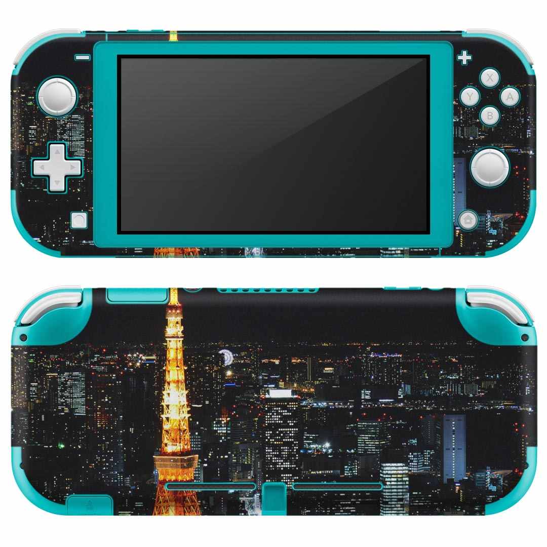 igsticker Nintendo Switch Lite 専用 デザインスキンシール 全面 ニンテンドー スイッチ ライト 専用 ゲーム機 カバー アクセサリー フィルム ステッカー エアフリー 010228 風景　夜景　写真