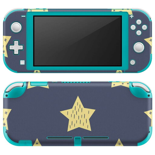 igsticker Nintendo Switch Lite 専用 デザインスキンシール 全面 ニンテンドー スイッチ ライト 専用 ゲーム機 カバー アクセサリー フィルム ステッカー エアフリー 010246 星 黄色 紺 igsticker Nintendo Switch Lite 専用 デザインスキンシール 全面 ニンテンドー スイッチ ライト 専用 ゲーム機 カバー アクセサリー フィルム ステッカー エアフリー 010246 星 黄色 紺