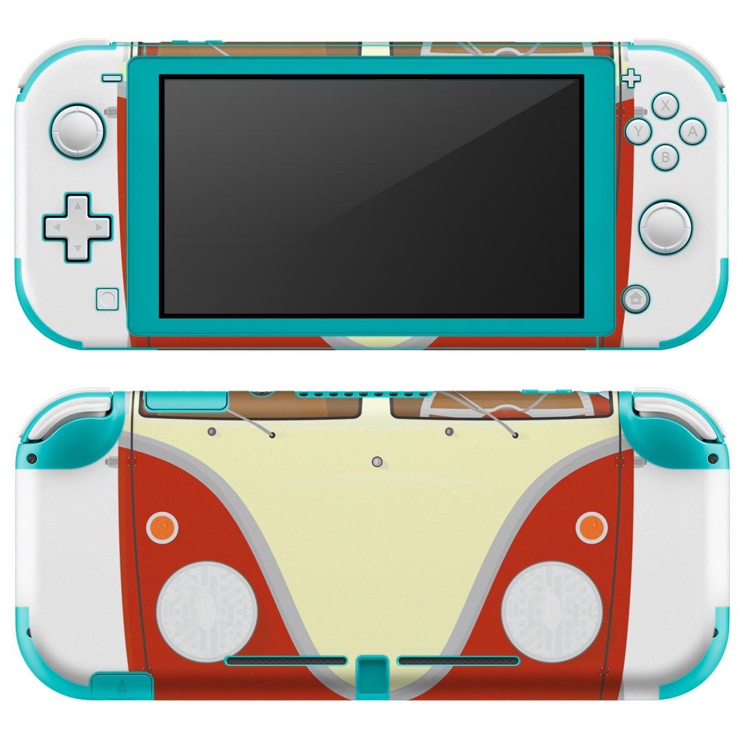 igsticker Nintendo Switch Lite 専用 デザインスキンシール 全面 ニンテンドー スイッチ ライト 専用 ゲーム機 カバー アクセサリー フィルム ステッカー エアフリー 010314 乗り物　車　赤