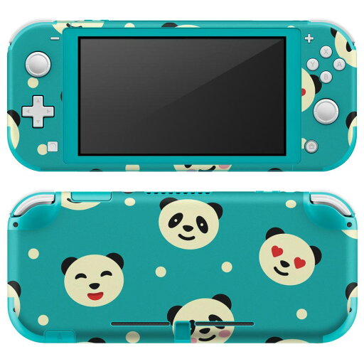 igsticker Nintendo Switch Lite 専用 デザインスキンシール 全面 ニンテンドー スイッチ ライト 専用 ゲーム機 カバー アクセサリー フィルム ステッカー エアフリー 010372 動物 パンダ 緑 igsticker Nintendo Switch Lite 専用 デザインスキンシール 全面 ニンテンドー スイッチ ライト 専用 ゲーム機 カバー アクセサリー フィルム ステッカー エアフリー 010372 動物 パンダ 緑